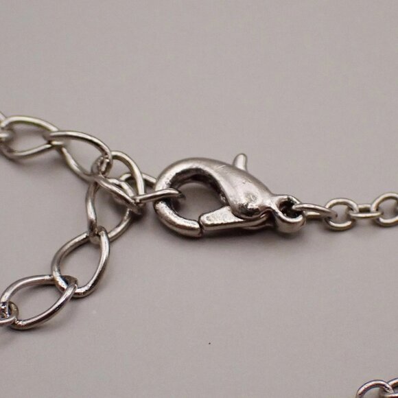 TIFFANY & CO. Open Heart 22mm Chain Necklace Ag 925 Elsa Peretti Silver 02YH718 - Picture 9 of 10